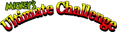 Mickey's Ultimate Challenge logo for GameBoy
